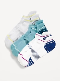 Image number 1 showing, 3-Pack Athletic Ankle Run Socks for Men