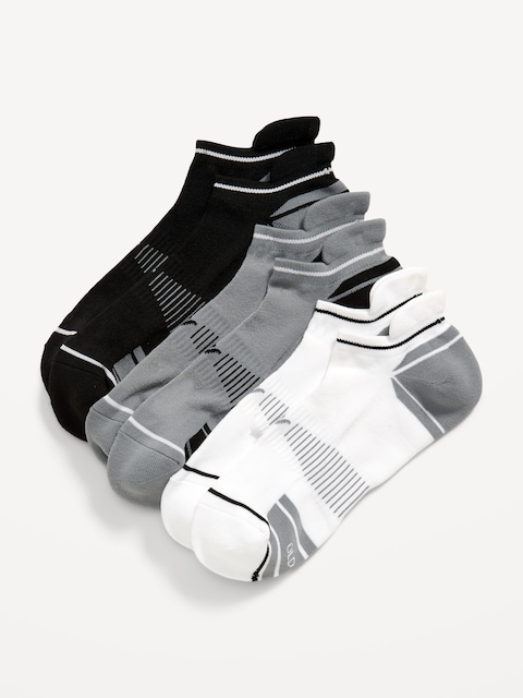 3-Pack Athletic Ankle Run Socks for Men - Basic Multi Pack
