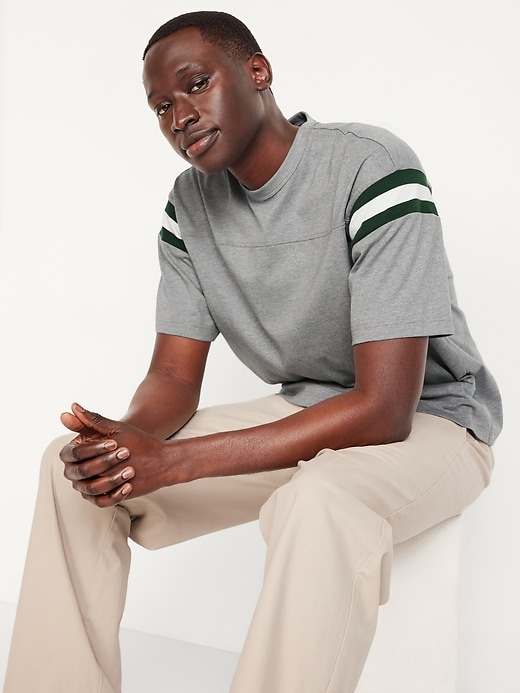 Image number 3 showing, Heavyweight Football-Style T-Shirt