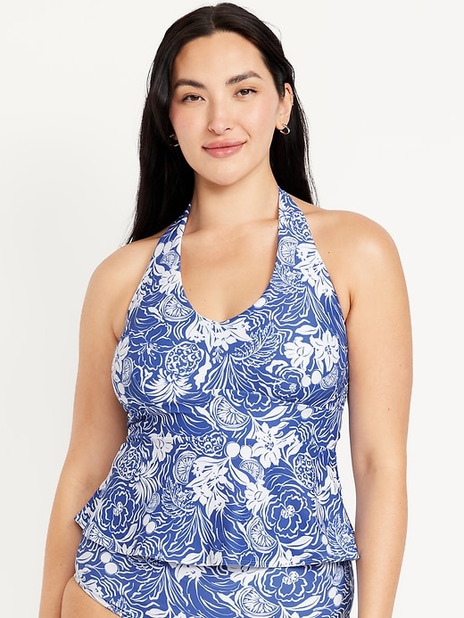 Image number 5 showing, Matte Tankini Swim Top