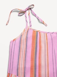 Image number 3 showing, Printed Sleeveless Gauze Tiered Dress for Girls