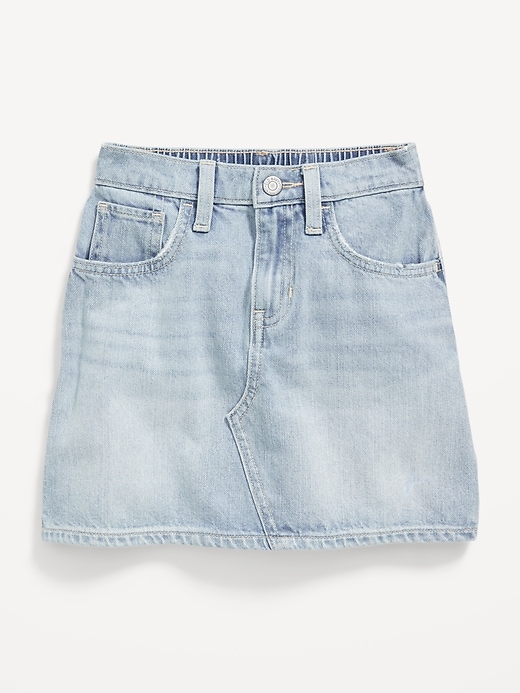 Image number 1 showing, High-Waisted Jean Skirt for Girls