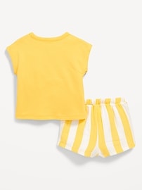 Image number 2 showing, Logo-Graphic Top and Shorts Set for Baby