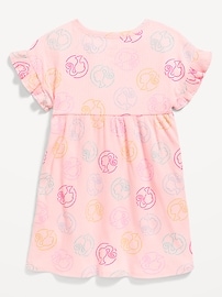 Image number 2 showing, Ruffle-Sleeve Licensed Graphic Dress for Toddler Girls