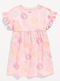 Image number 1 showing, Ruffle-Sleeve Licensed Graphic Dress for Toddler Girls