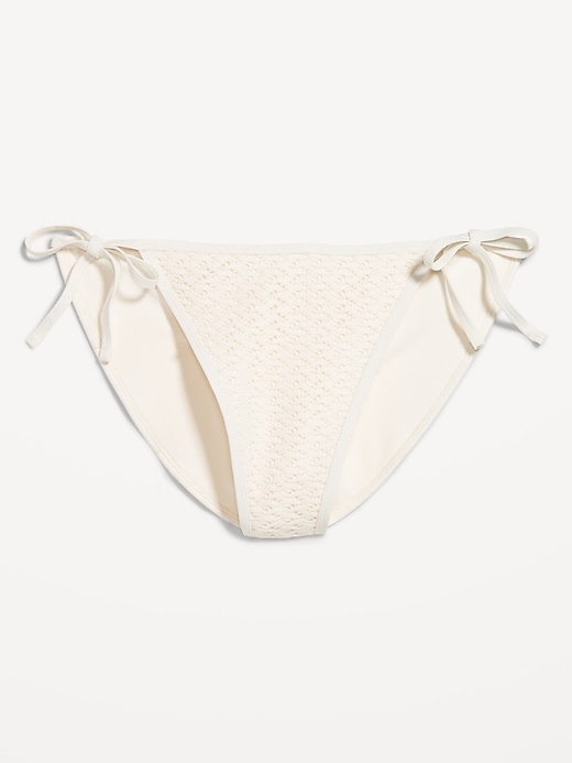 Image number 4 showing, Crochet String Bikini Swim Bottoms