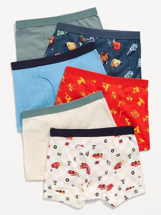 Image number 1 showing, Disney/Pixar© Cars Boxer-Briefs Underwear 6-Pack for Toddler Boys