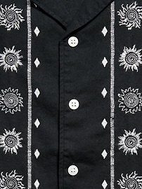 Image number 3 showing, Short-Sleeve Linen-Blend Embroidered Shirt for Boys