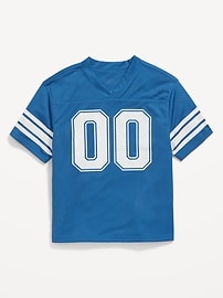 Image number 2 showing, Oversized Boxy Mesh Graphic T-Shirt for Boys