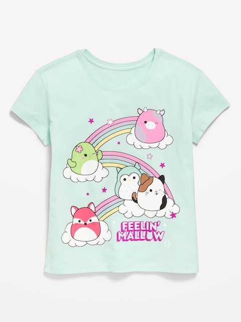 Squishmallows™ Graphic T-Shirt for Girls - Mint Mist