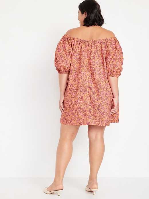 Image number 8 showing, Floral Mini Swing Dress