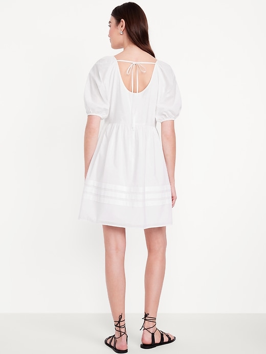 Image number 2 showing, Pleated Mini Swing Dress