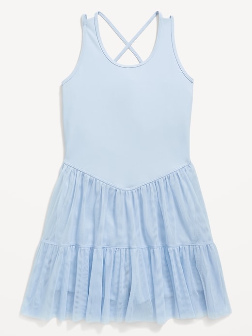 Image number 5 showing, PowerSoft Sleeveless Tutu Athletic Dress for Girls