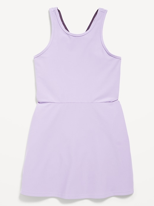Image number 5 showing, PowerSoft Sleeveless Ribbed Athletic Dress for Girls
