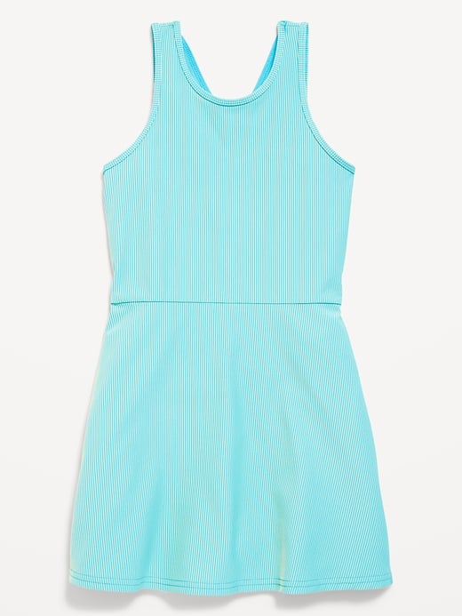 Image number 5 showing, PowerSoft Sleeveless Ribbed Athletic Dress for Girls