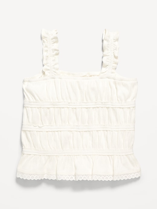 Image number 3 showing, Fitted Smocked Tank Top for Girls