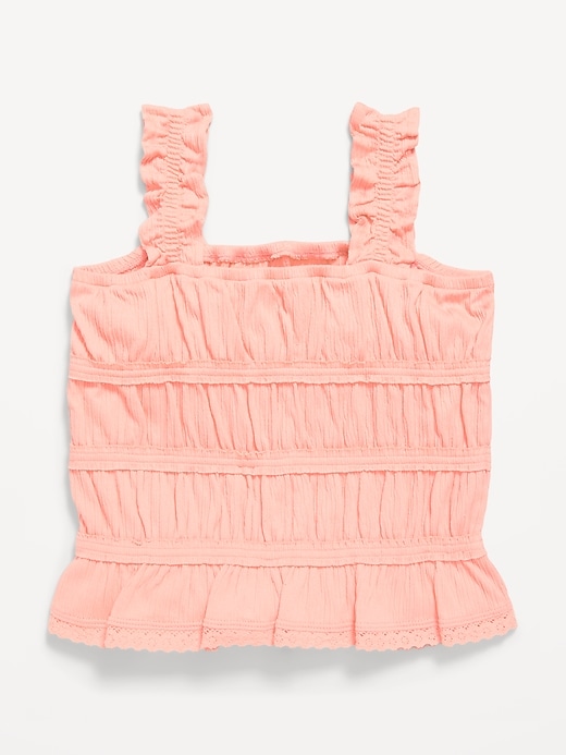 Image number 3 showing, Fitted Smocked Tank Top for Girls