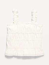 Image number 3 showing, Fitted Smocked Tank Top for Girls