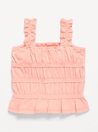 Image number 3 showing, Fitted Smocked Tank Top for Girls
