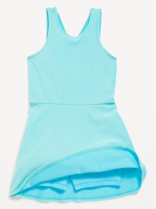 Image number 7 showing, PowerSoft Sleeveless Ribbed Athletic Dress for Girls