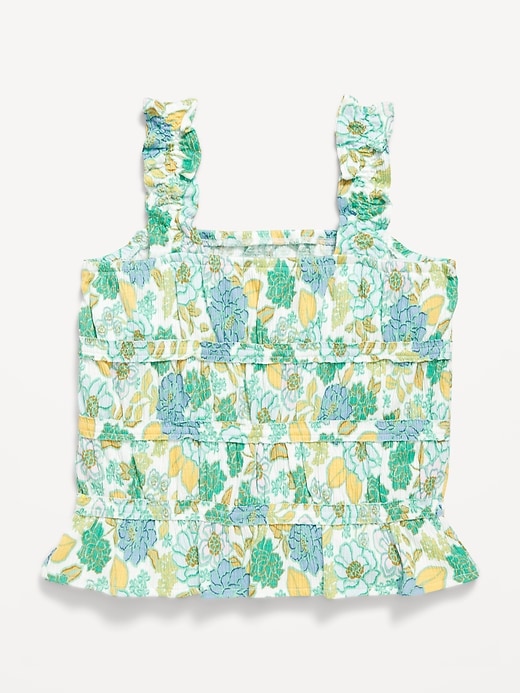 Image number 3 showing, Fitted Smocked Tank Top for Girls