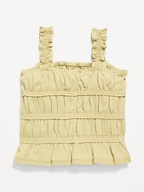 Image number 3 showing, Fitted Smocked Tank Top for Girls