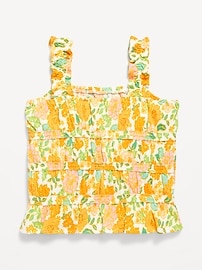 Image number 3 showing, Fitted Smocked Tank Top for Girls