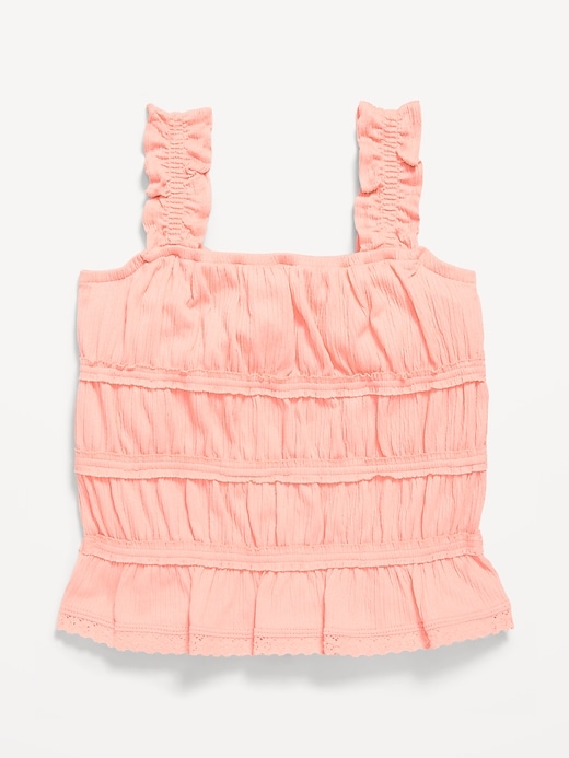 Image number 2 showing, Fitted Smocked Tank Top for Girls