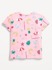 Image number 2 showing, Printed Softest Short-Sleeve T-Shirt for Girls