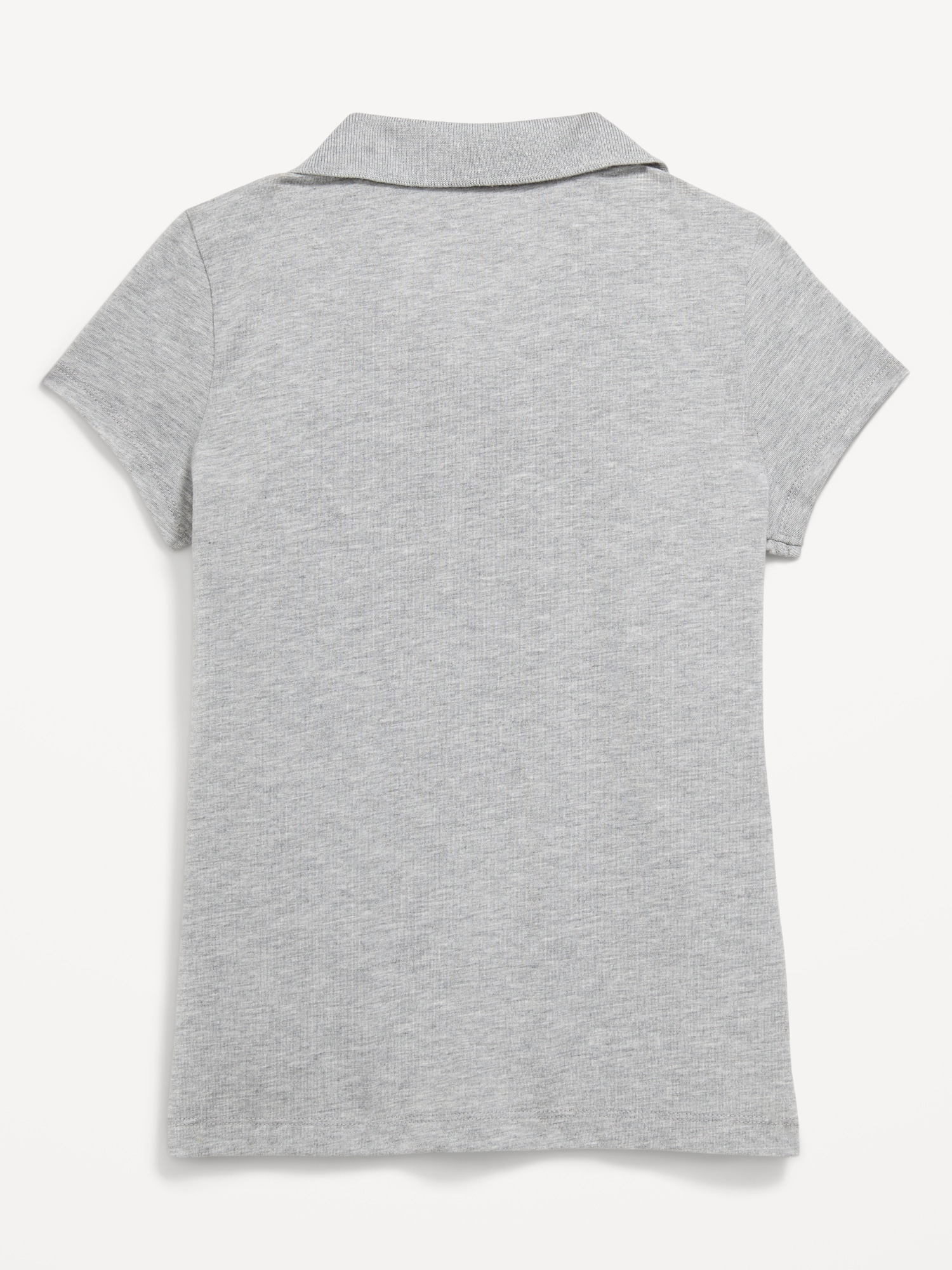 Image number 3 showing, School Uniform Jersey-Knit Polo Shirt for Girls