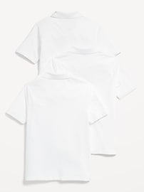 Image number 2 showing, School Uniform Polo Shirt 3-Pack for Boys