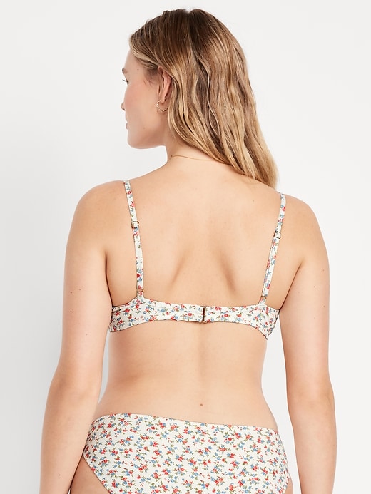Image number 6 showing, Textured Underwire Balconette Swim Top