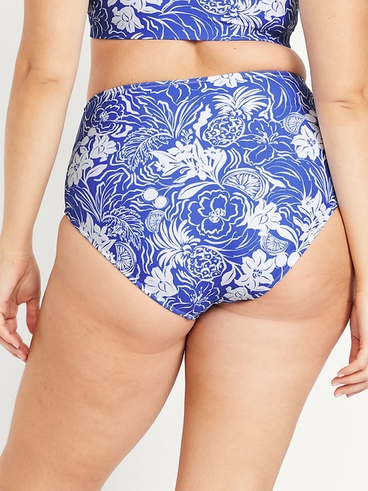 Image number 6 showing, Matte High-Waisted Bikini Swim Bottoms