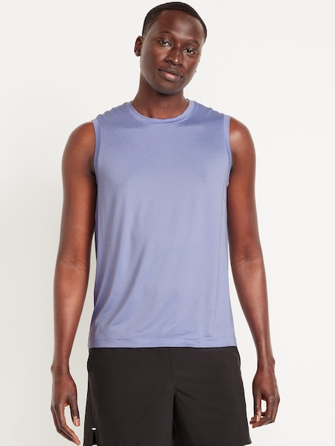 CloudMotion Muscle Tank - Water Lily