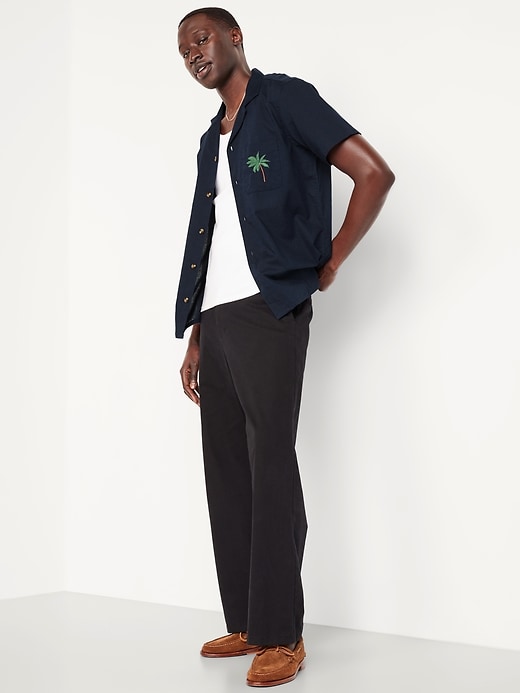 Image number 3 showing, Short-Sleeve Embroidered Camp Shirt