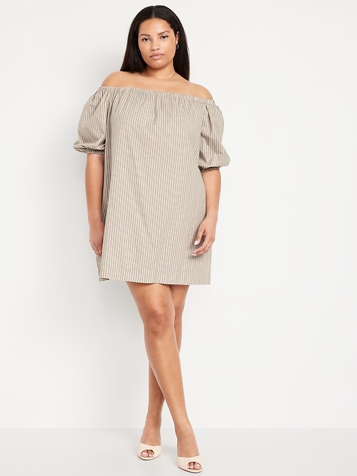 Image number 7 showing, Striped Mini Swing Dress