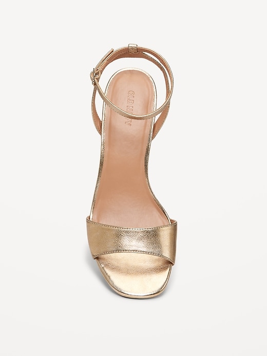 Image number 3 showing, The Occasion by Old Navy Ankle Strap Sandals