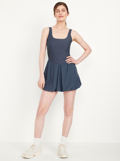 SleekTech Bubble Dress - Dusk Navy