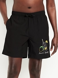 Image number 1 showing, Novelty Swim Trunks -- 7-inch inseam