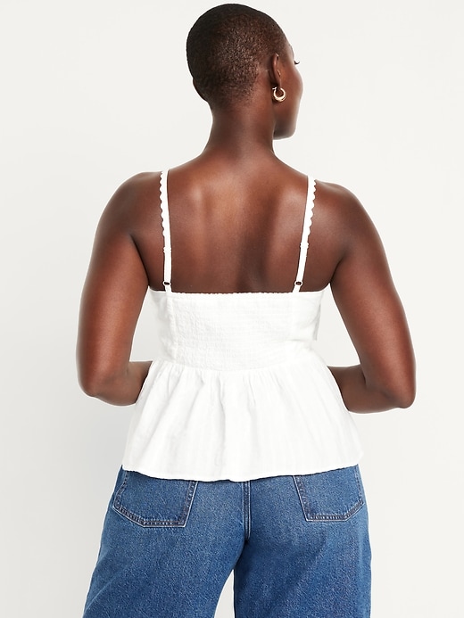 Image number 6 showing, Fit & Flare Seersucker Peplum Top