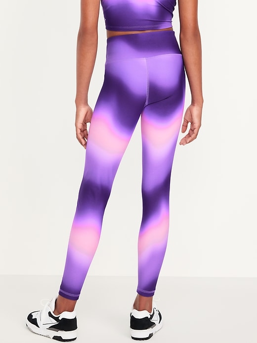 Image number 2 showing, High-Waisted PowerSoft 7/8-Length Performance Leggings for Girls