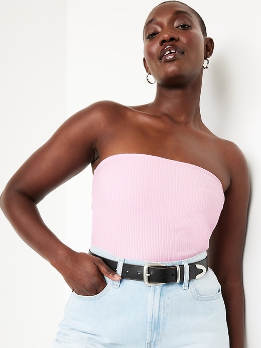 Image number 3 showing, Ribbed Tube Top