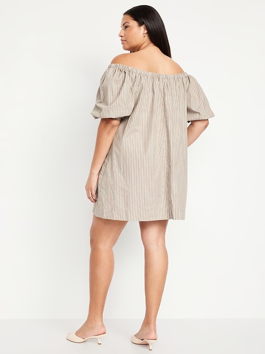 Image number 8 showing, Striped Mini Swing Dress