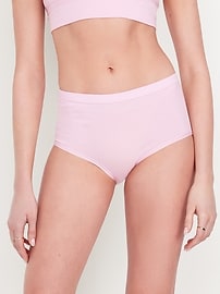 Image number 1 showing, High-Waisted Everyday Brief Cotton Underwear