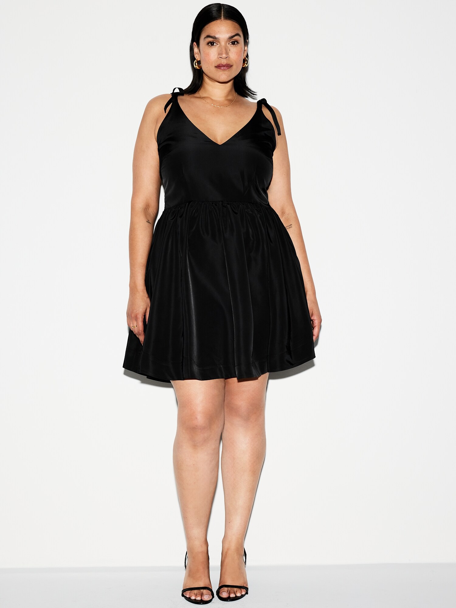 The Occasion by Old Navy Fit & Flare Taffeta Cami Mini Dress