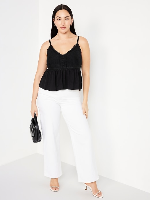 Image number 3 showing, Sleeveless Crochet Top