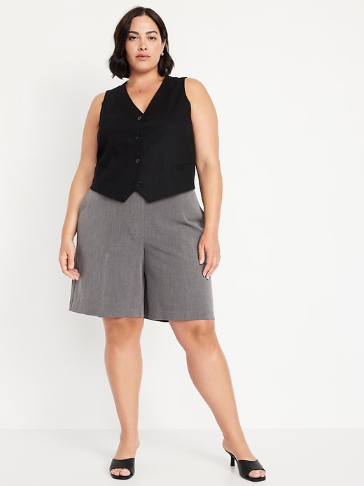 Image number 7 showing, Mid-Rise Taylor Bermuda Shorts -- 10-inch inseam