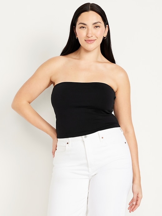 Image number 5 showing, Double-Layer Tube Top