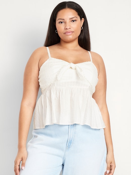 Image number 7 showing, Fit & Flare Seersucker Peplum Top
