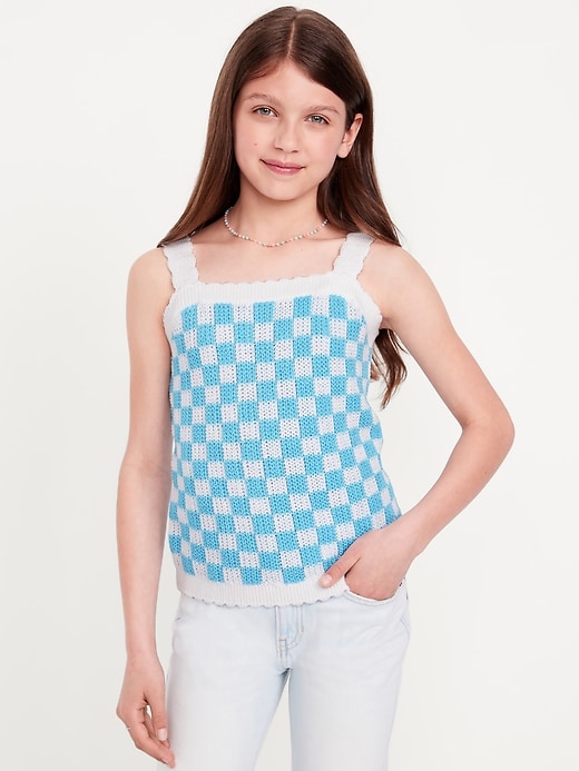 Image number 1 showing, Sleeveless Sweater-Knit Tank Top for Girls